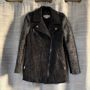 BCBGeneration Black Tweed Women's Blazer
